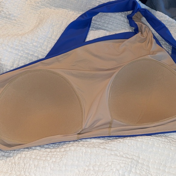 Summersalt Sidestroke Bikini Top limited edition Hydrangea blue- size 18 UPF 50+ - Picture 12 of 15